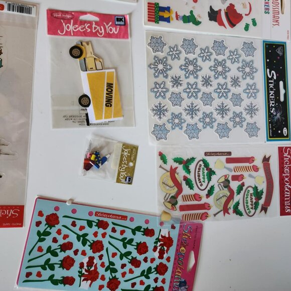 NWT 8 packages of Misc themed Scrapbooking stickers - Picture 5 of 6